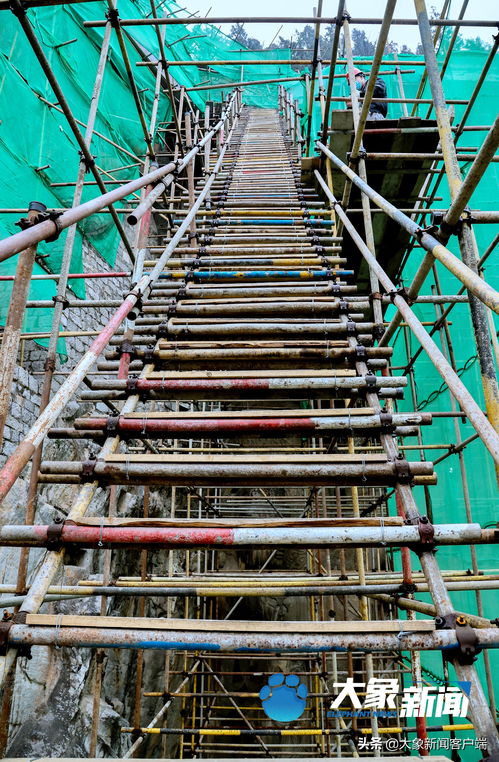 面对脚下数十米的陡坡,奉先寺保护工程请来的师傅为何不惧高